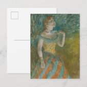 Edgar Degas | Der Sänger in Grün Postkarte (Vorne/Hinten)