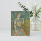 Edgar Degas | Der Sänger in Grün Postkarte (Stehend Vorderseite)