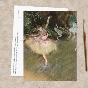 Edgar Degas - Der Star 1878 Postkarte