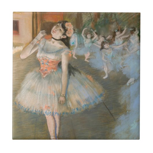 Edgar Degas - Der Star Fliese (Vorderseite)