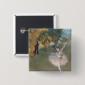 Edgar Degas | Der Star oder Tänzer auf der Bühne Button (Vorne & Hinten)