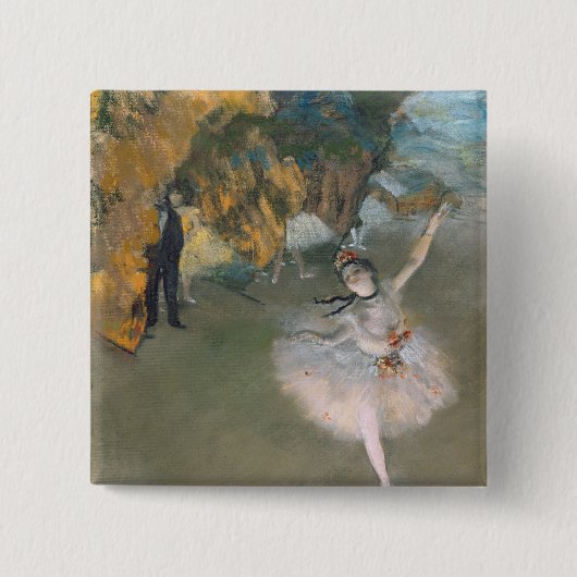 Edgar Degas | Der Star oder Tänzer auf der Bühne Button (Vorderseite)
