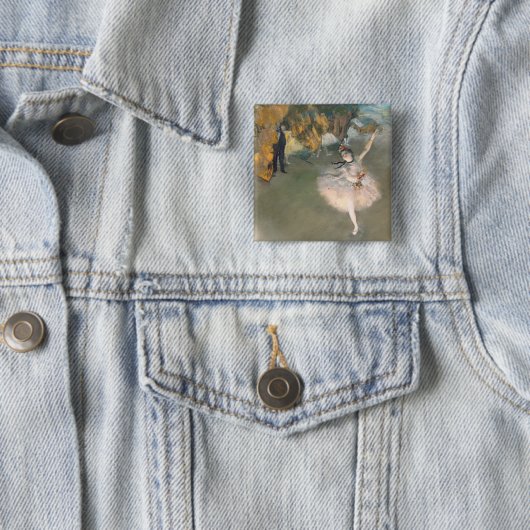 Edgar Degas | Der Star oder Tänzer auf der Bühne Button (Beispiel)