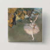 Edgar Degas | Der Star oder Tänzer auf der Bühne Button (Vorderseite)