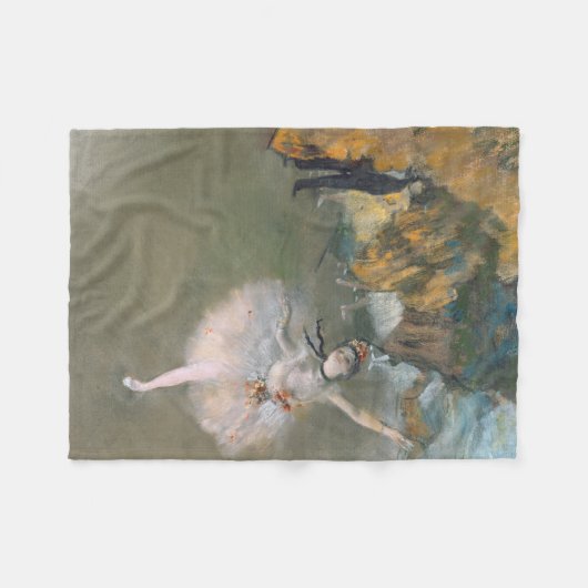 Edgar Degas | Der Star oder Tänzer auf der Bühne Fleecedecke (Vorderseite (Horizontal))