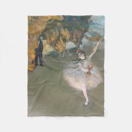 Edgar Degas | Der Star oder Tänzer auf der Bühne Fleecedecke (Vorderseite)
