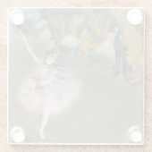 Edgar Degas | Der Star oder Tänzer auf der Bühne Glasuntersetzer (Rückseite)