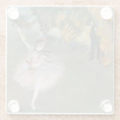 Edgar Degas | Der Star oder Tänzer auf der Bühne Glasuntersetzer (Rückseite)