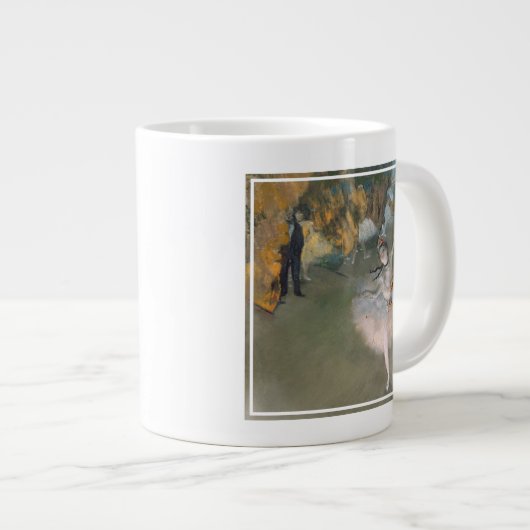 Edgar Degas | Der Star oder Tänzer auf der Bühne Jumbo-Tasse (Vorderseite Rechts)