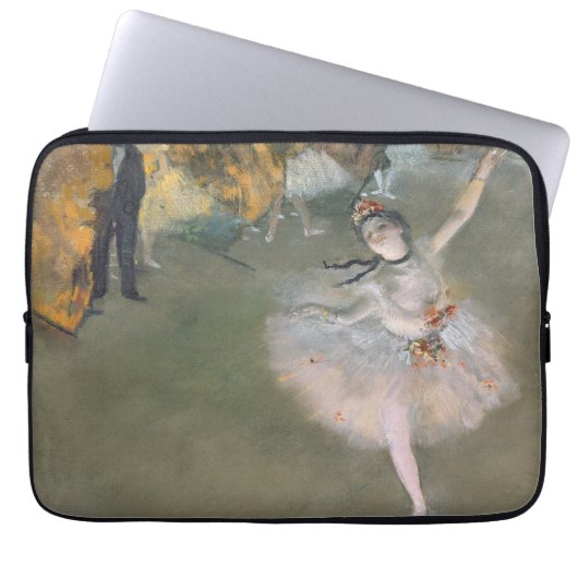 Edgar Degas | Der Star oder Tänzer auf der Bühne Laptopschutzhülle (Vorderseite)