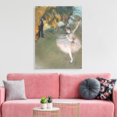 Edgar Degas | Der Star oder Tänzer auf der Bühne Leinwanddruck (Insitu (Wohnzimmer))