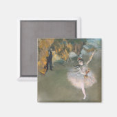 Edgar Degas | Der Star oder Tänzer auf der Bühne Magnet (Vorderseite/Rückseite)