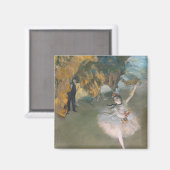 Edgar Degas | Der Star oder Tänzer auf der Bühne Magnet (Vorderseite/Rückseite)