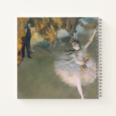 Edgar Degas | Der Star oder Tänzer auf der Bühne Notizblock (Rückseite)