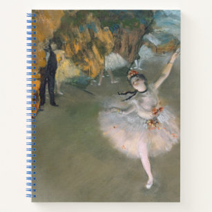 Edgar Degas   Der Star oder Tänzer auf der Bühne Notizblock