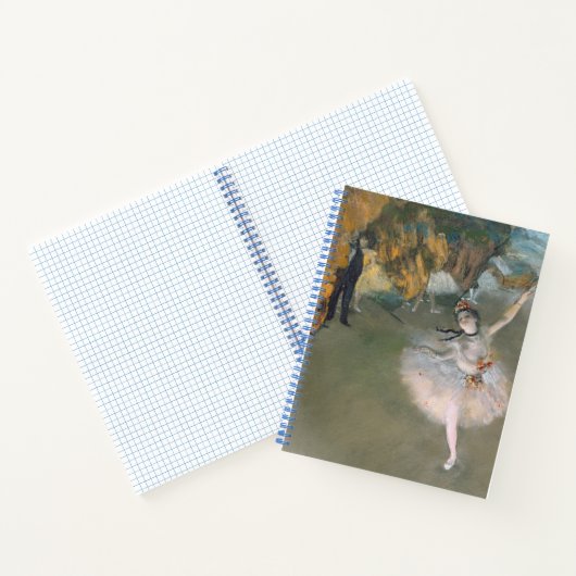 Edgar Degas | Der Star oder Tänzer auf der Bühne Notizblock (Innenseite)