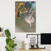 Edgar Degas | Der Star oder Tänzer auf der Bühne Poster (Heimbüro)