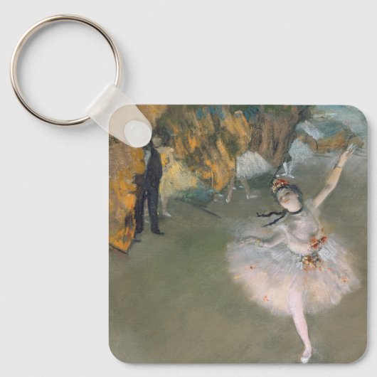 Edgar Degas | Der Star oder Tänzer auf der Bühne Schlüsselanhänger (Vorderseite)
