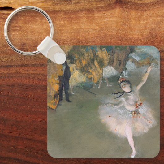 Edgar Degas | Der Star oder Tänzer auf der Bühne Schlüsselanhänger (Vorderseite)