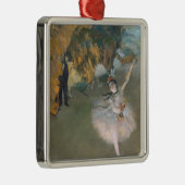 Edgar Degas | Der Star oder Tänzer auf der Bühne Silbernes Ornament (Rechts)
