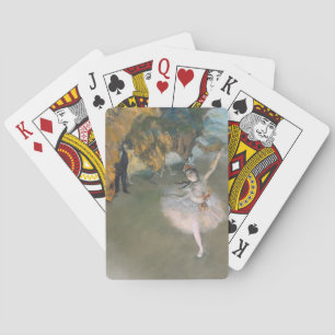 Edgar Degas Der Star oder Tänzer auf der Bühne Spielkarten