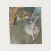 Edgar Degas | Der Star oder Tänzer auf der Bühne Wandteppich (Vorderseite)
