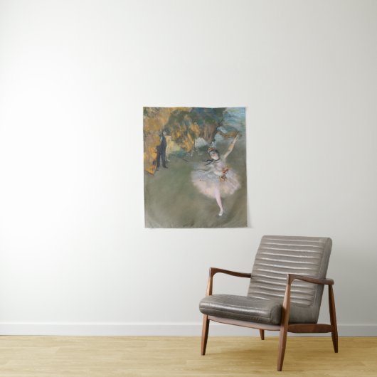 Edgar Degas | Der Star oder Tänzer auf der Bühne Wandteppich (Beispiel)