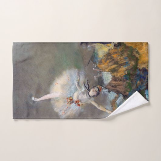 Edgar Degas - Der Star / Tänzer auf der Bühne Badhandtuch Set (Handtuch)