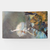 Edgar Degas - Der Star / Tänzer auf der Bühne Banner (Horizontal)
