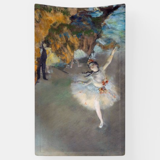 Edgar Degas - Der Star / Tänzer auf der Bühne Banner (Vertikal)