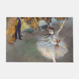 Edgar Degas - Der Star / Tänzer auf der Bühne Fußmatte