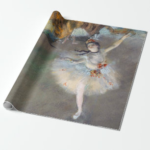 Edgar Degas - Der Star / Tänzer auf der Bühne Geschenkpapier