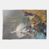 Edgar Degas - Der Star / Tänzer auf der Bühne Geschirrtuch (Horizontal)