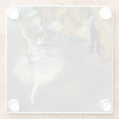 Edgar Degas - Der Star / Tänzer auf der Bühne Glasuntersetzer (Rückseite)