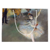 Edgar Degas - Der Star / Tänzer auf der Bühne Große Geschenktüte (Rückseite)