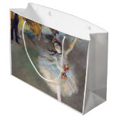 Edgar Degas - Der Star / Tänzer auf der Bühne Große Geschenktüte (Rückseite Schrägansicht)