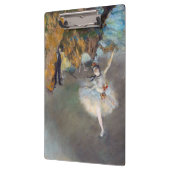 Edgar Degas - Der Star / Tänzer auf der Bühne Klemmbrett (Links)