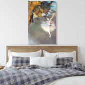 Edgar Degas - Der Star / Tänzer auf der Bühne Leinwanddruck (Insitu (Schlafzimmer))