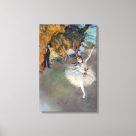 Edgar Degas - Der Star / Tänzer auf der Bühne Leinwanddruck