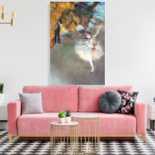 Edgar Degas - Der Star / Tänzer auf der Bühne Leinwanddruck (Insitu (Wohnzimmer))