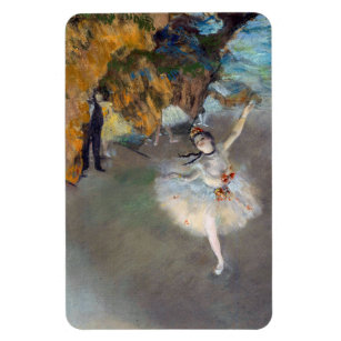 Edgar Degas - Der Star / Tänzer auf der Bühne Magnet
