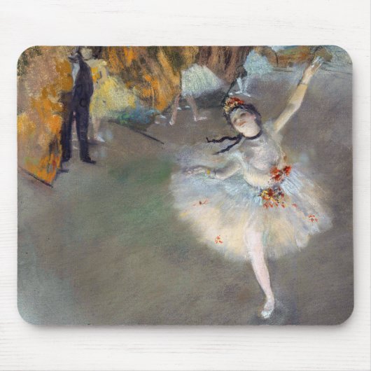 Edgar Degas - Der Star / Tänzer auf der Bühne Mousepad (Vorne)