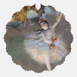 Edgar Degas - Der Star / Tänzer auf der Bühne Ornament Karte