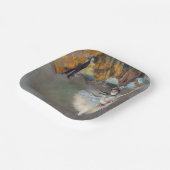 Edgar Degas - Der Star / Tänzer auf der Bühne Pappteller (Gewinkelt)