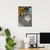 Edgar Degas - Der Star / Tänzer auf der Bühne Poster (Heimbüro)