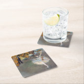 Edgar Degas - Der Star / Tänzer auf der Bühne Rechteckiger Pappuntersetzer (Vor Ort)