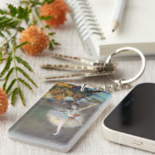 Edgar Degas - Der Star / Tänzer auf der Bühne Schlüsselanhänger (Vorderseite rechts)