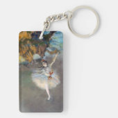 Edgar Degas - Der Star / Tänzer auf der Bühne Schlüsselanhänger (Rückseite)