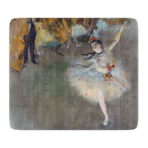Edgar Degas - Der Star / Tänzer auf der Bühne Schneidebrett