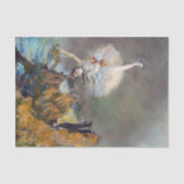 Edgar Degas - Der Star / Tänzer auf der Bühne Seidenpapier (Vorderseite)
